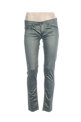 chipie pantalons femme de couleur vert