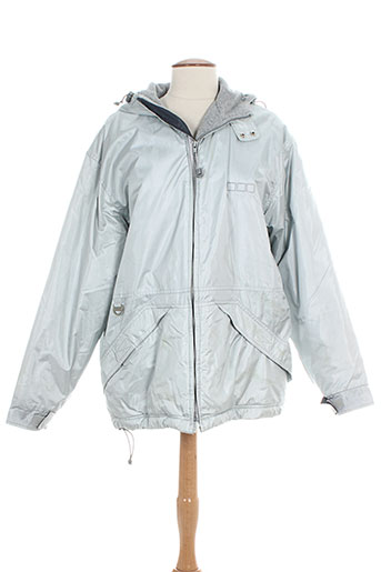 poivre blanc manteaux femme de couleur gris