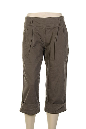 noon pantacourts femme de couleur marron
