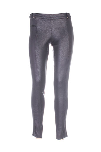 caty lesca pantalons femme de couleur noir
