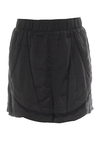 vila shorts / bermudas femme de couleur noir
