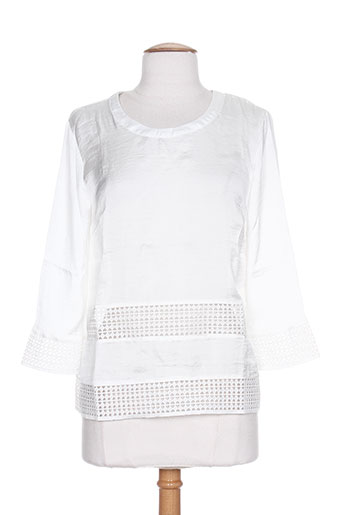 ichi chemises femme de couleur blanc