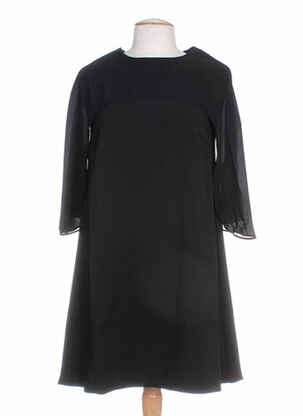 Robe mi-longue noir LOUCHE pour femme