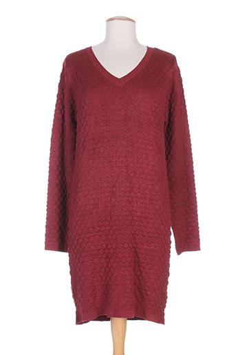 ichi robes femme de couleur rouge