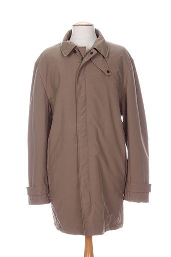 kenzo manteaux homme de couleur marron