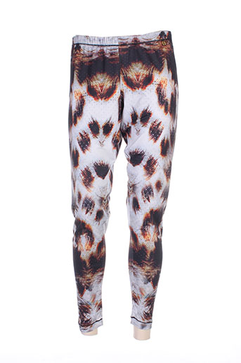 mat. pantalons femme de couleur marron