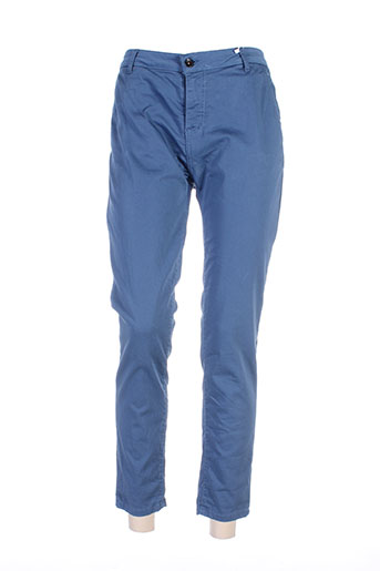 r jeans pantalons femme de couleur bleu
