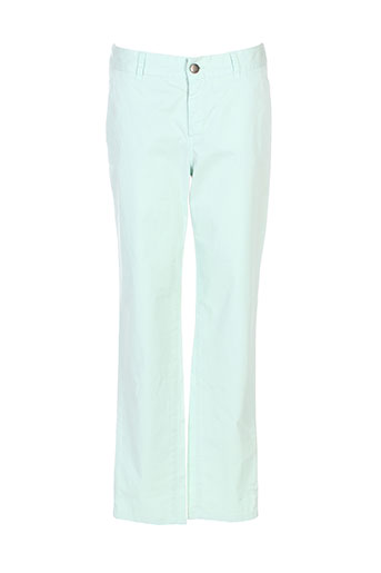 masscob pantalons femme de couleur vert