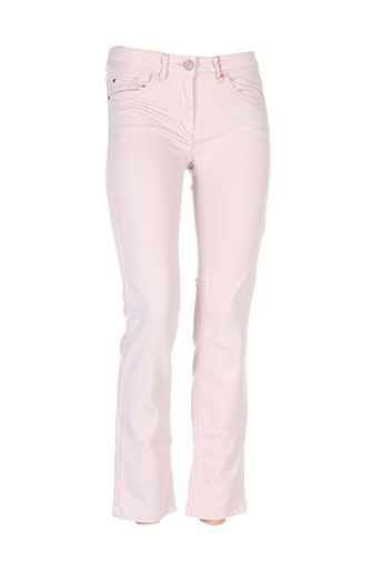 luisa cerano pantalons femme de couleur rose