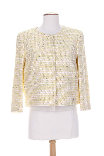 maxmara vestes femme de couleur jaune