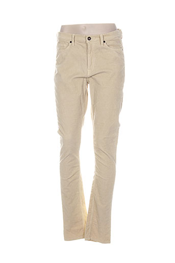 gant pantalons femme de couleur beige