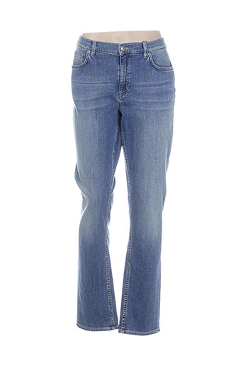 gant jeans femme de couleur bleu