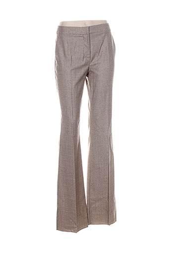maxmara pantalons femme de couleur beige