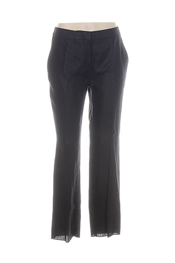 maxmara pantalons femme de couleur noir