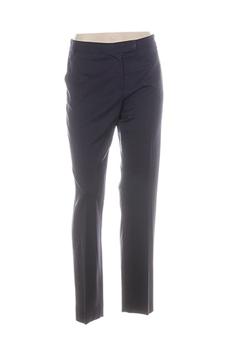 pablo gerard darel pantalons femme de couleur bleu
