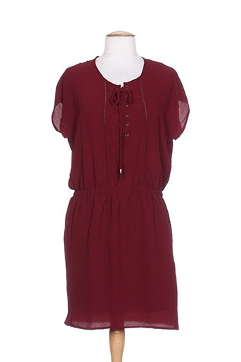 by monshowroom robes femme de couleur rouge