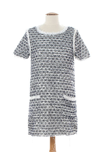 by monshowroom robes femme de couleur bleu