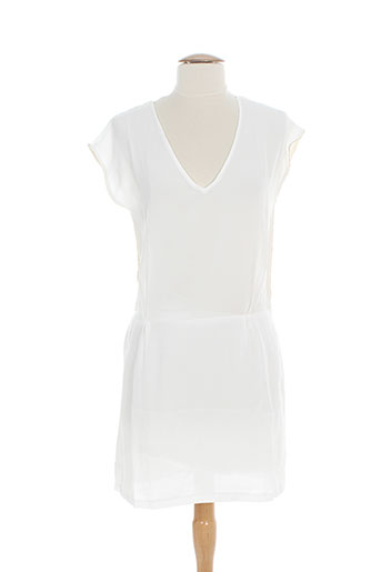 by monshowroom robes femme de couleur blanc