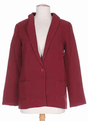 Veste casual rouge CLO&SE pour femme