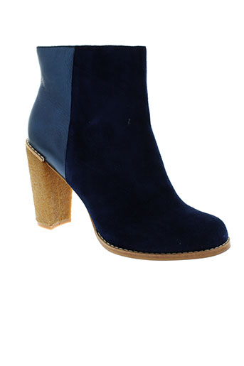 chocolate schubar chaussures femme de couleur bleu