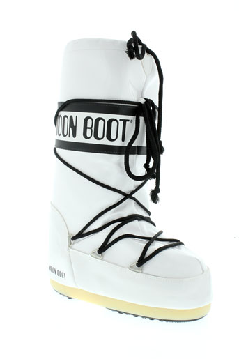 moon et boot bottes femme de couleur blanc