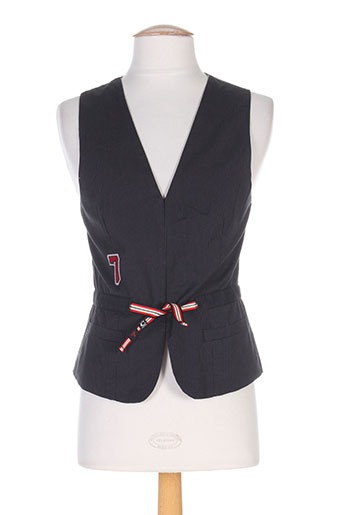 chipie gilets fille de couleur noir