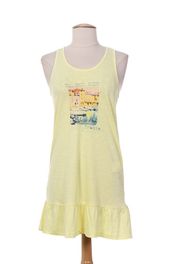 losan robes fille de couleur jaune