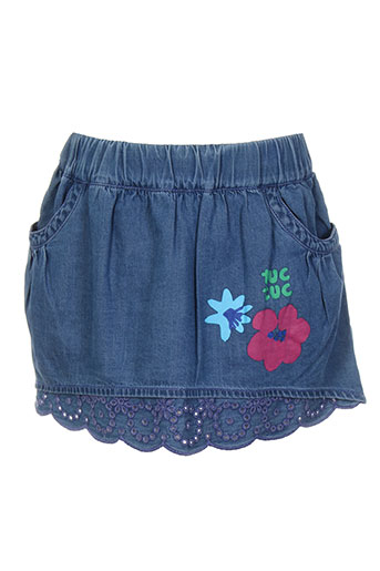 tuc tuc jupes fille de couleur bleu
