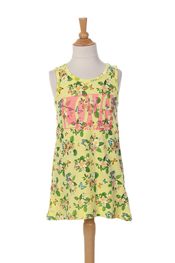 losan robes fille de couleur jaune