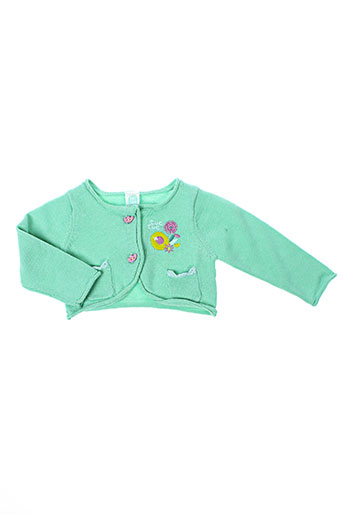 tuc tuc gilets fille de couleur vert
