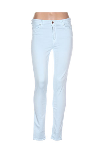 votre nom pantalons femme de couleur bleu