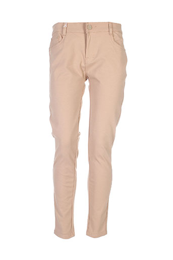 beesty pantalons femme de couleur beige
