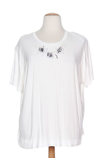20/20 t-shirts femme de couleur blanc