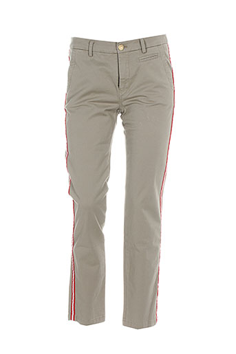 femme by michele rossi pantalons femme de couleur beige