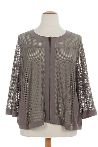 jean delfin vestes femme de couleur marron