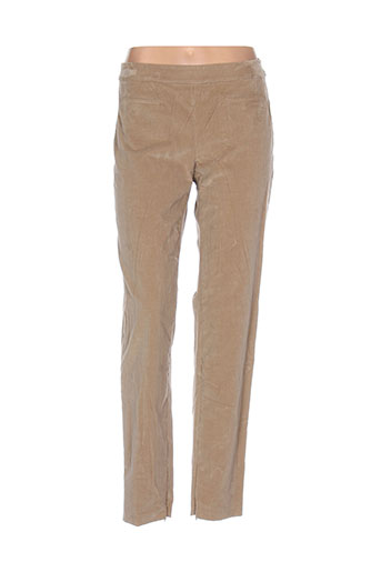 maxmara pantalons femme de couleur marron