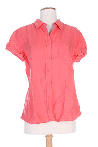 gant chemises femme de couleur rouge