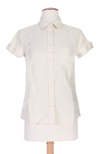 gant chemises femme de couleur beige