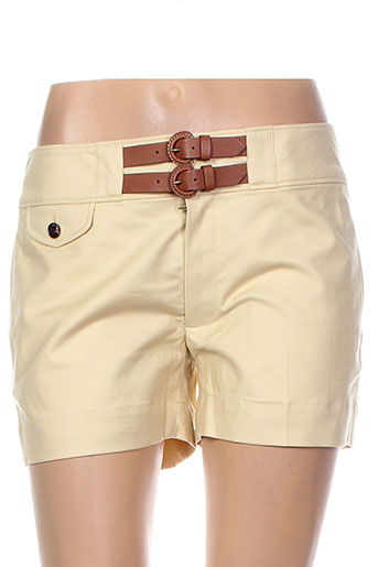ralph lauren shorts / bermudas femme de couleur jaune
