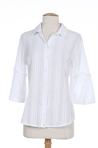 rinascimento chemises femme de couleur blanc