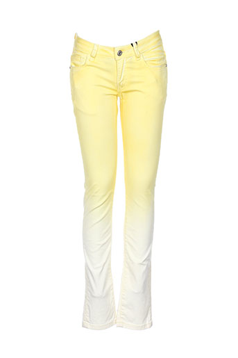 dkny jeans fille de couleur jaune