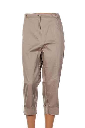 telmail pantacourts femme de couleur marron