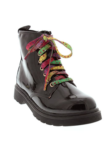 skechers boots fille de couleur noir