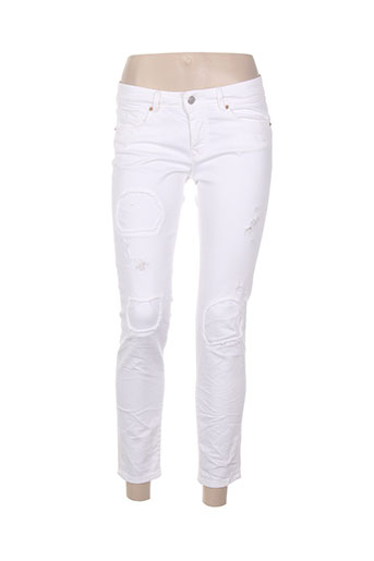 salsa jeans femme de couleur blanc