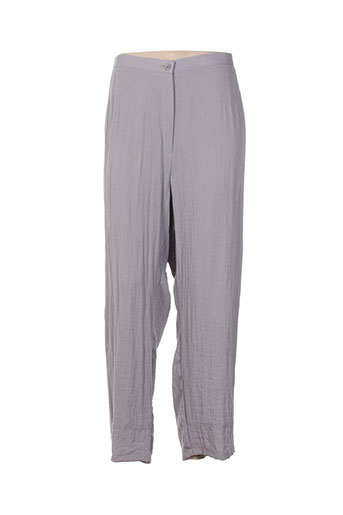jean gabriel pantalons femme de couleur gris