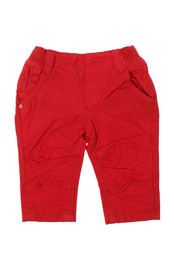 kanz pantalons garçon de couleur rouge