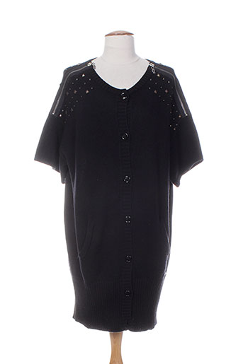 galliano gilets femme de couleur noir