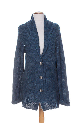 tuzzi gilets femme de couleur bleu