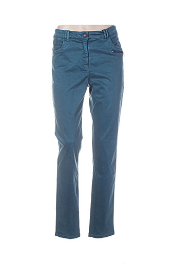 sbelt jeans pantalons femme de couleur vert