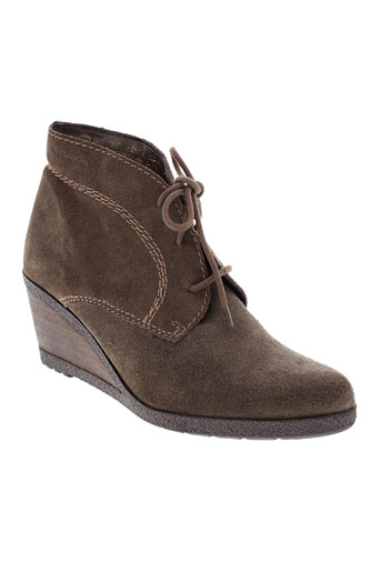 tamaris chaussures femme de couleur marron